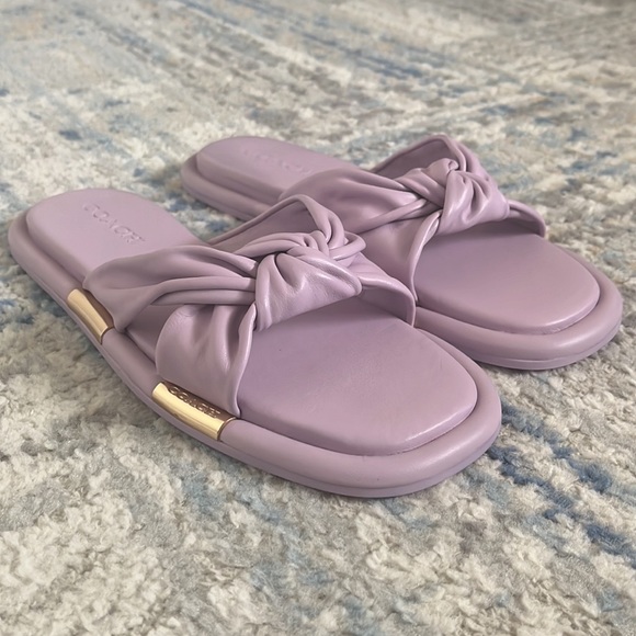 Coach Brooklyn Sandal. Lavender. NEW w/o tags. Size 9 - Picture 9 of 9